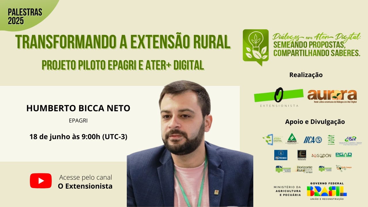 Transformando a Extensão Rural: Projeto Piloto Epagri e ATER+ Digital