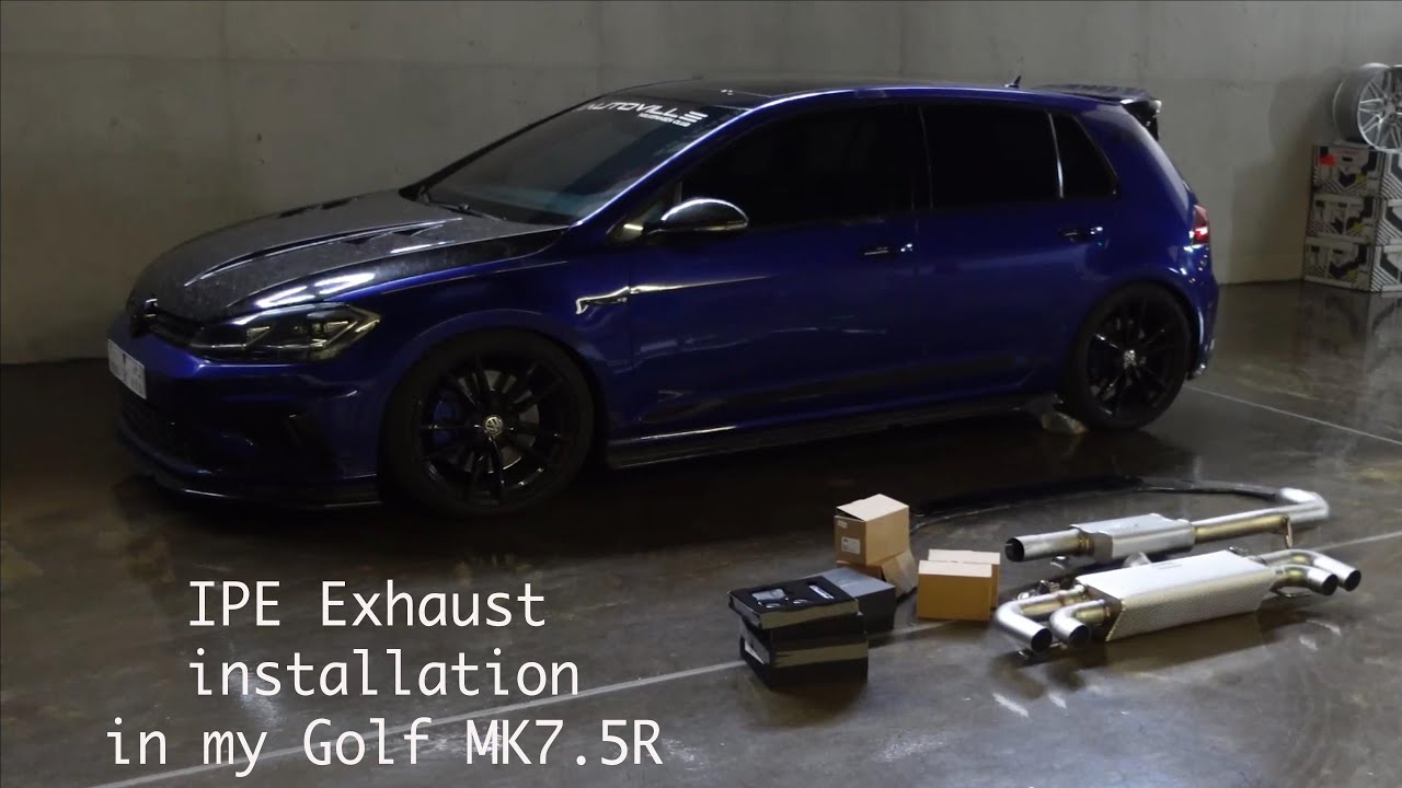 IPE Exhaust in my Golf R MK7.5