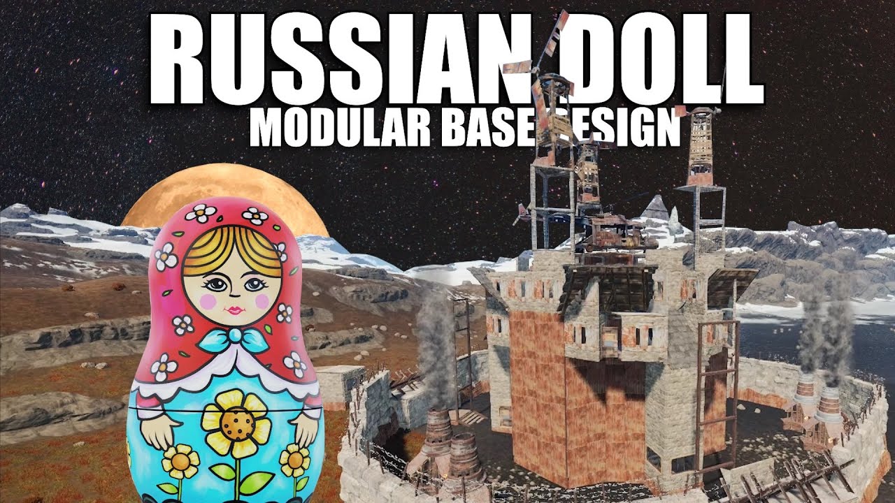THE RUSSIAN DOLL (Modular + Roof Stack + Multi TC) | (6-12+ Player) Group Base