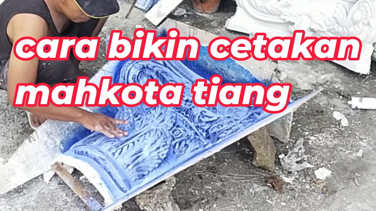 cara cetak mahkota bagian ke 2