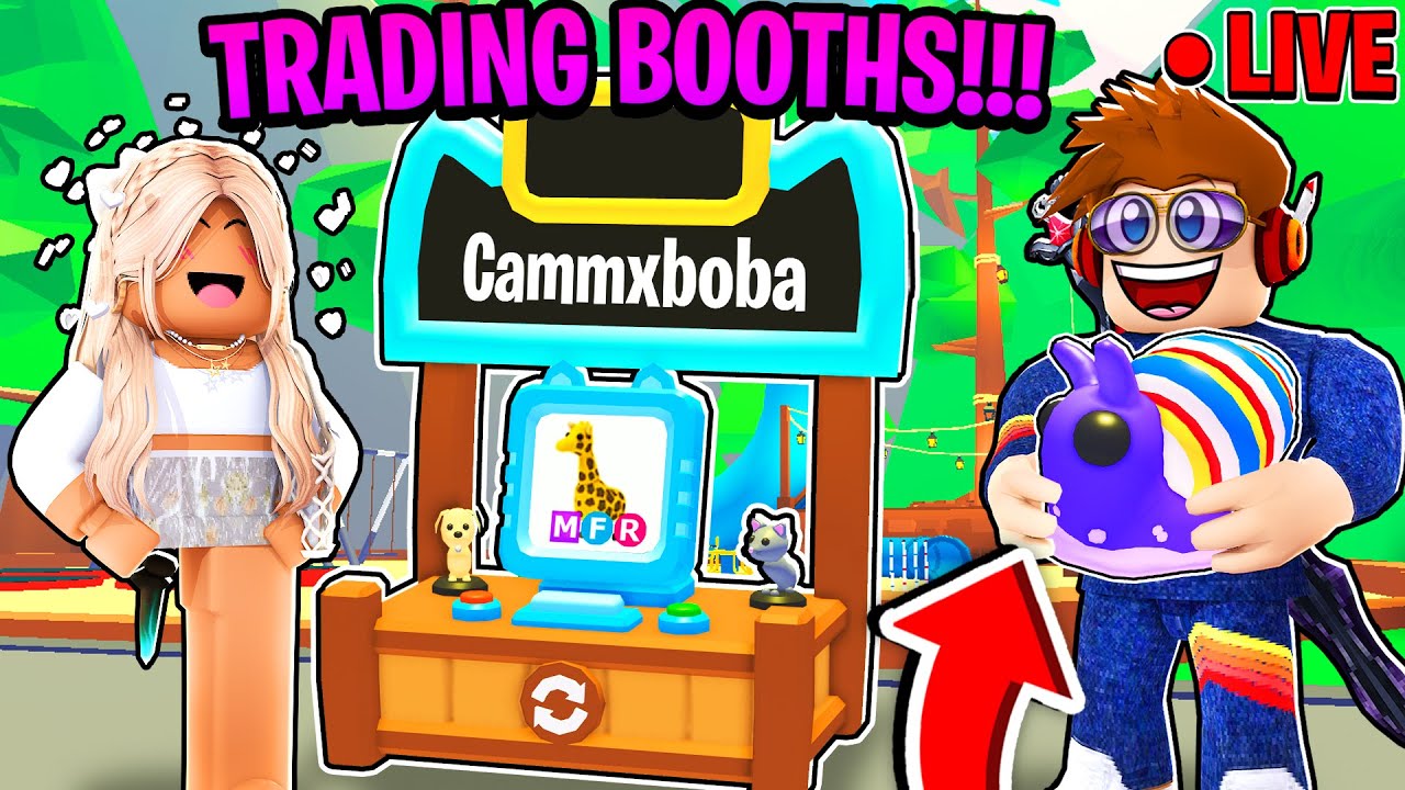 We TRADE *NEW* MEGA CANDY CANE SNAIL In Adopt ME!! LIVE *Roblox*