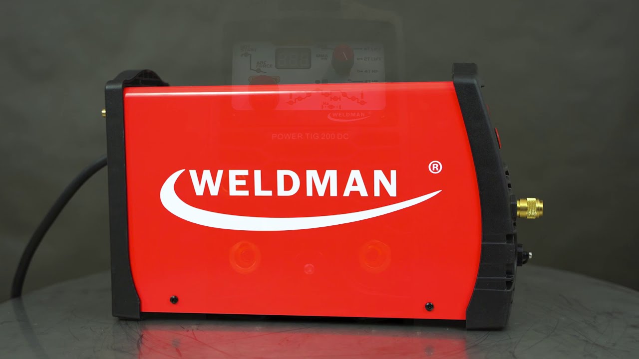 WELDMAN POWER TIG 200 DC WIDEOPREZENTACJA