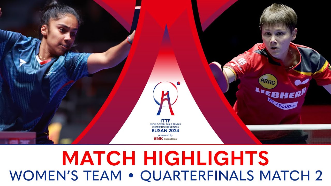 Prithika Pavade (FRA) vs Nina Mittelham (GER) | WT QF - Match 2 | #ITTFWorlds2024