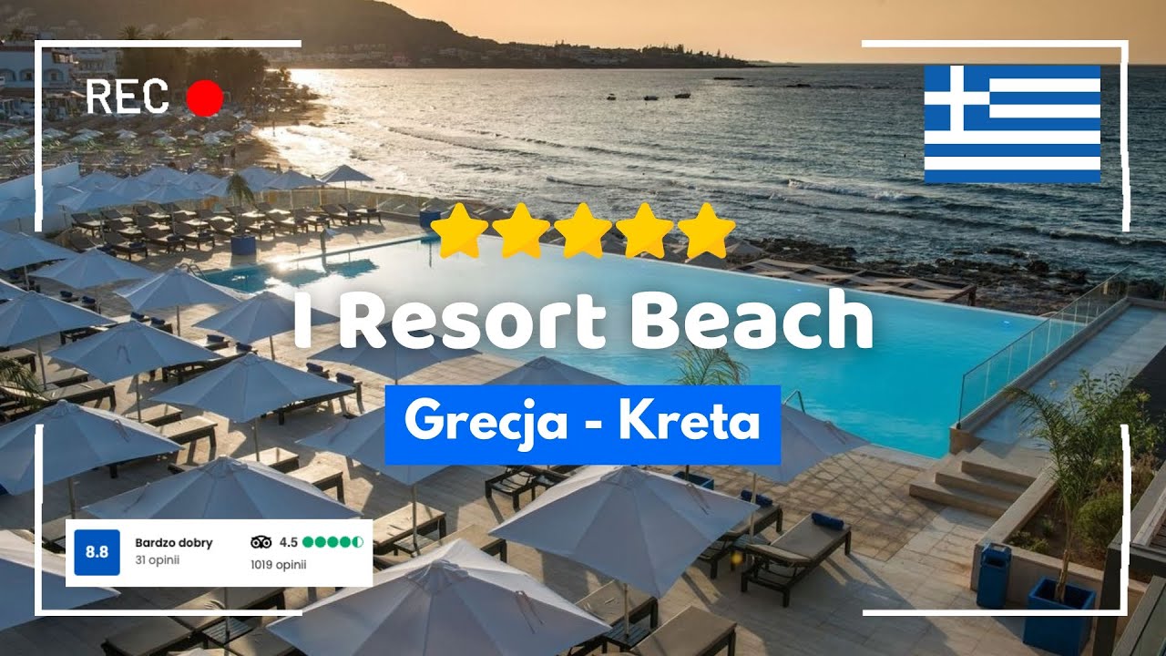 🇬🇷 I Resort Beach 5* Kreta &ndash; hotel all inclusive przy plaży | recenzja i prezentacja #grecja