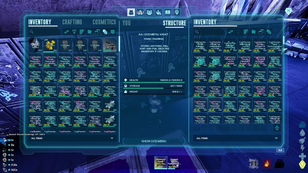 Leveling My New Character On Atomic Ark Ascended