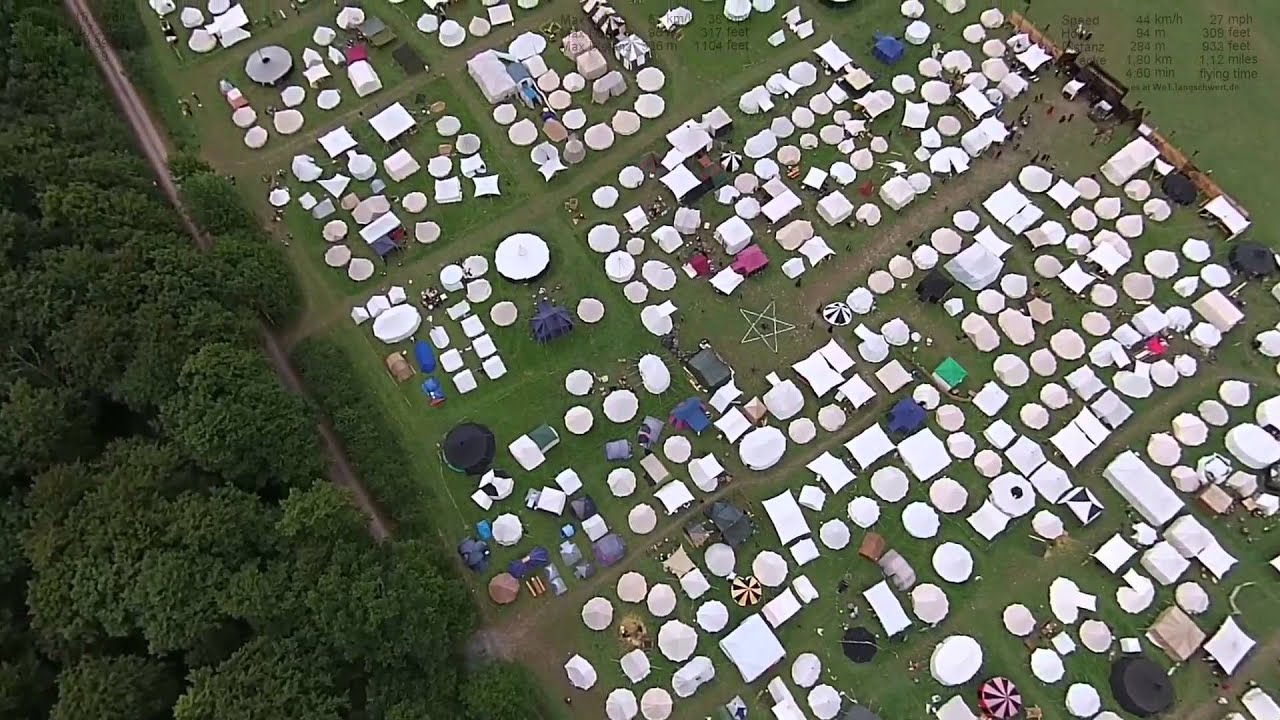 Drachenfest 2015 - Drohne - Freitag 12h35 bis 12h43 - Rundflug