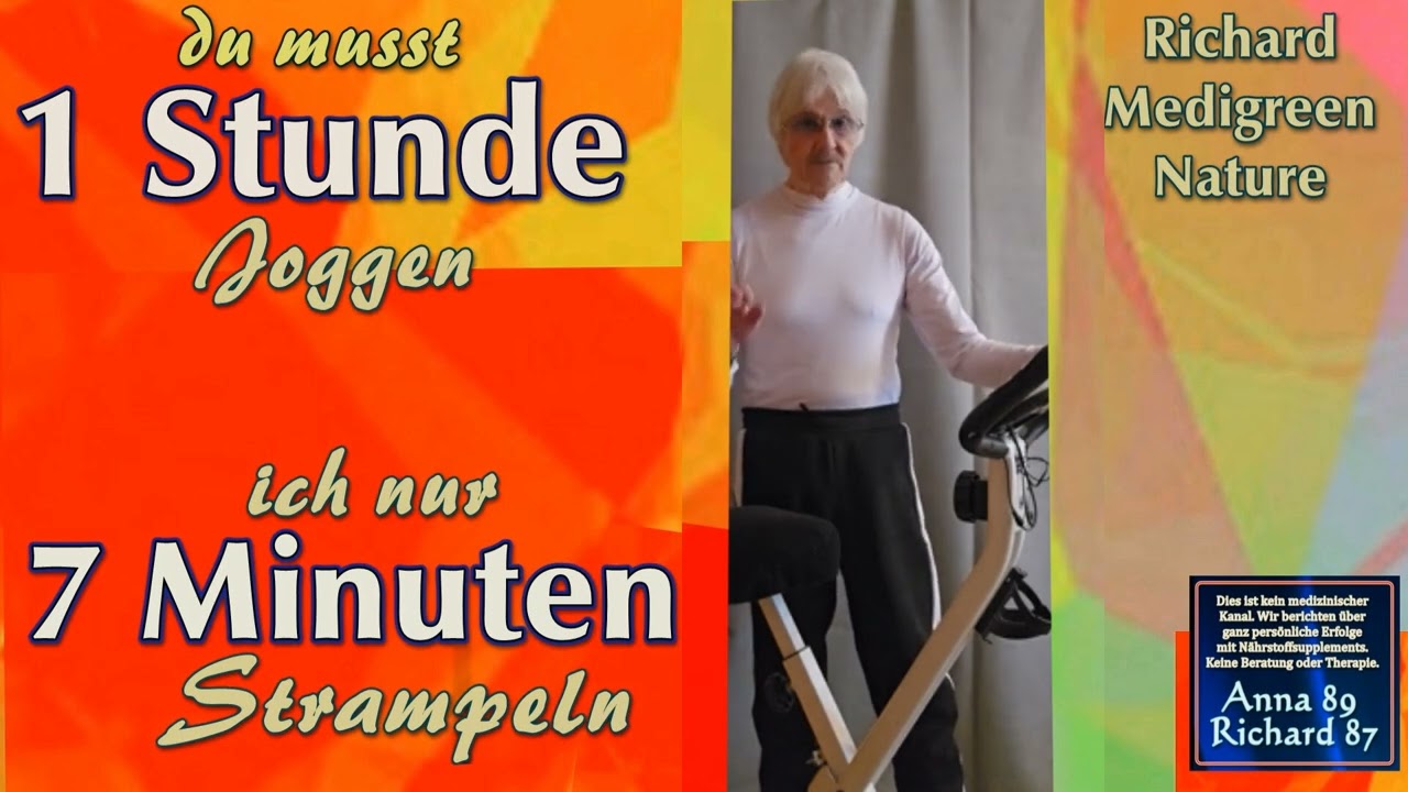 JOGGEN oder FAHRRAD-INTERVALL Fitness Senioren Gesundheit Muskelkraft Herzkreislauf Gangsicherheit