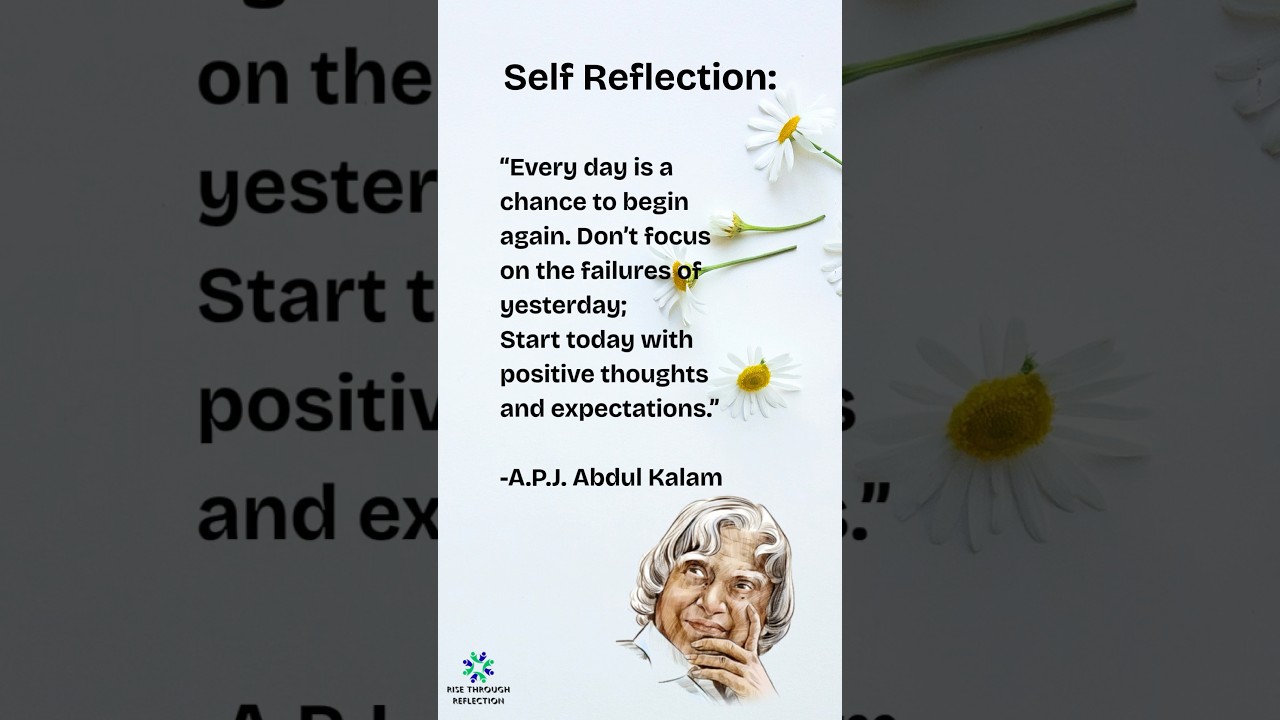 Self Reflection Quotes -A.P.J Abdul Kalam #selflove #quotes #shorts #motivation #ispirationalquotes