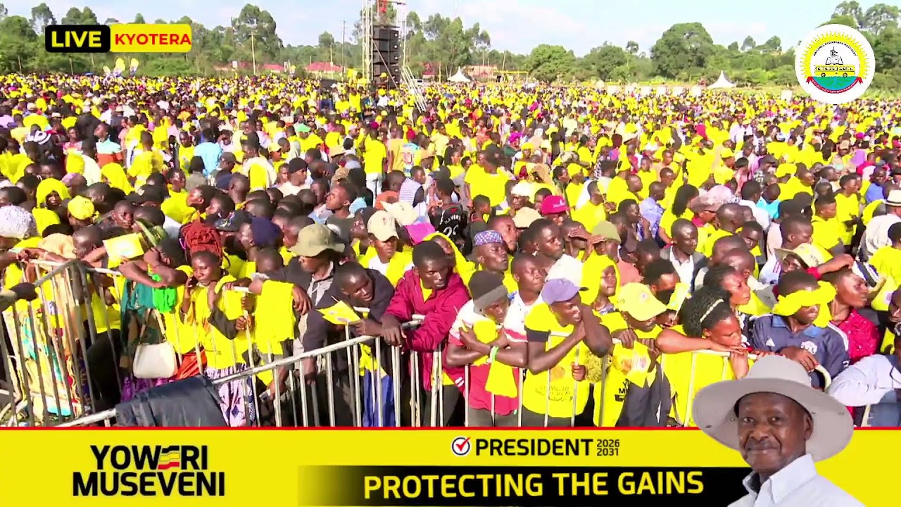 MUSEVENI NRM CAMPAIGNS IN KYOTERA BUGANDA REGION