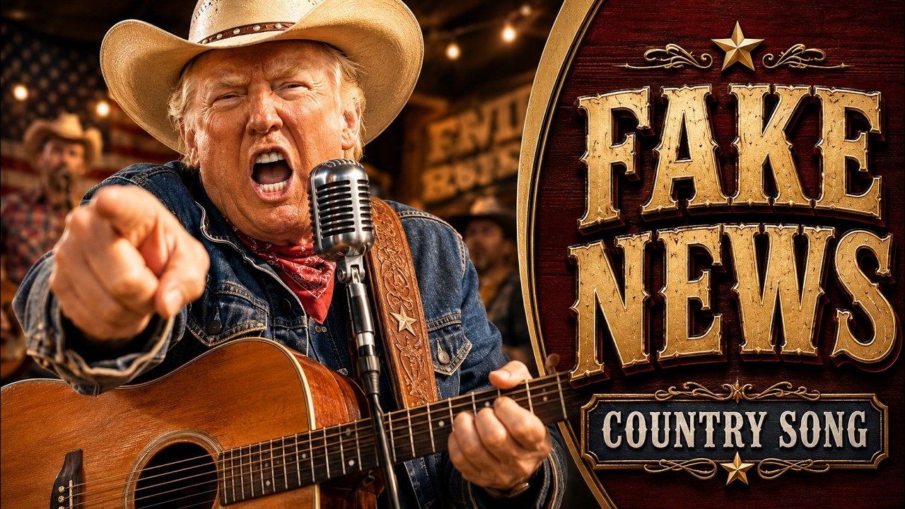 FAKE NEWS Trump Song | Country Political Satire Music Video