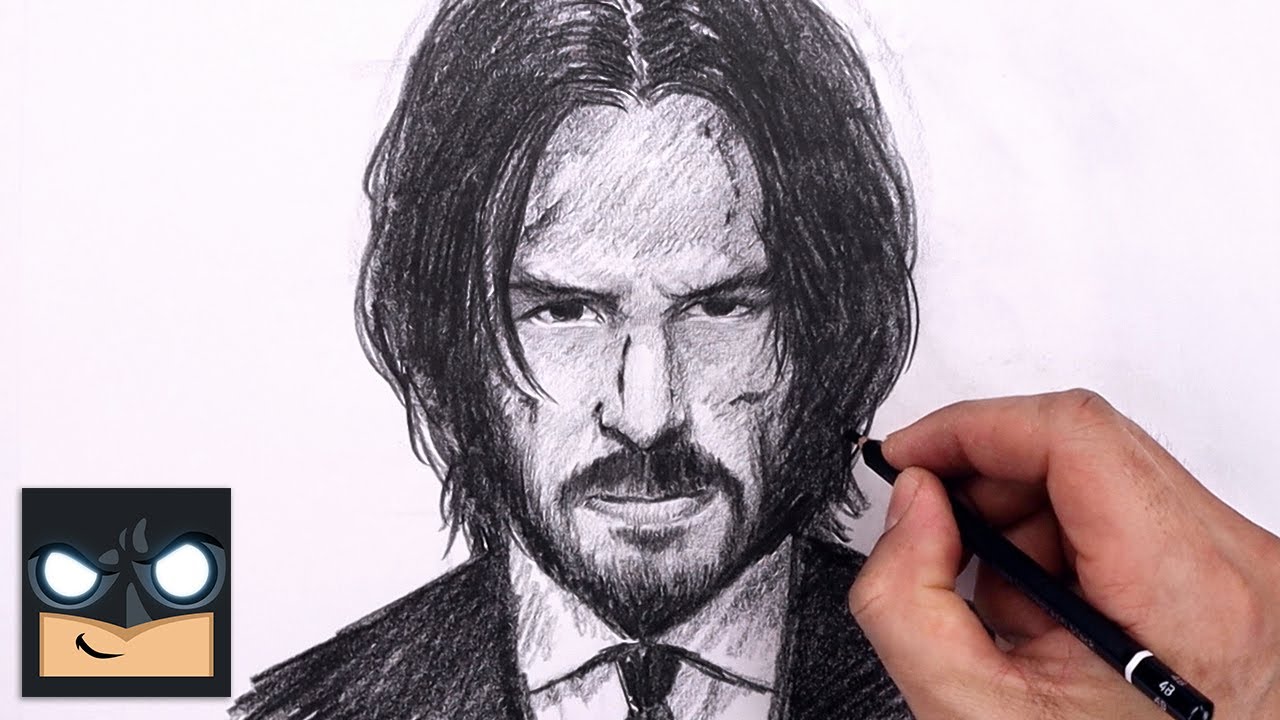 How To Draw John Wick | Sketch Saturday