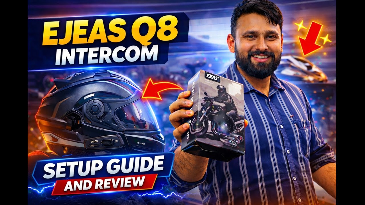 Ejeas Q8 intercom setup guide and review the best intercom under budget 