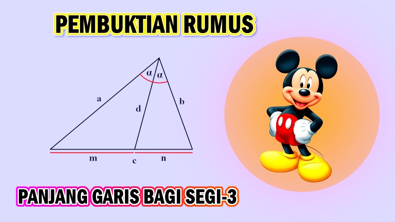 PEMBUKTIAN RUMUS PANJANG GARIS BAGI SEGI-3