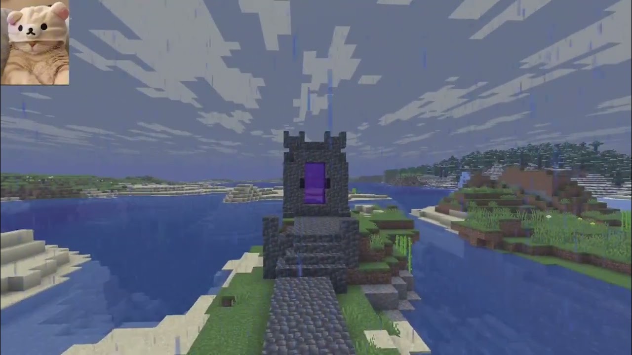 asmr for minecraft, показываю свой мир, летаю, болтаю