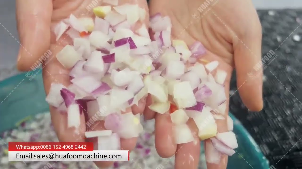 Industrial Onion Vegetable Cube Dicing Machine With 304 Stainless Steel