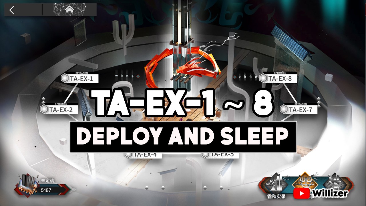 All TA-EX Stage | TA-EX-1 to TA-EX-8 Easy Clear [Arknights]