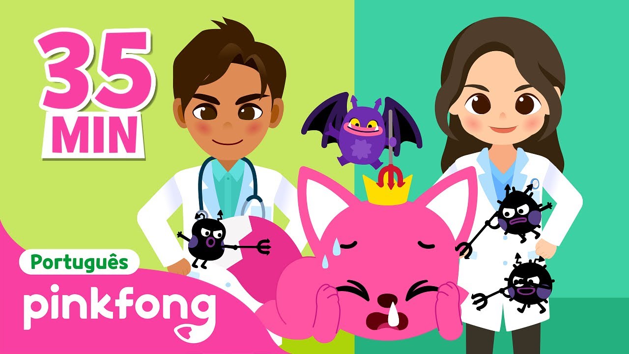 Visita aos Drs. Heróis | Desenho Animado | +Completo | Pinkfong, Bebê Tubarão! Canções para Crianças