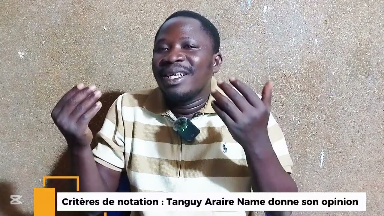Critères de notation/Dissertation : Tanguy Araire Name se prononce 