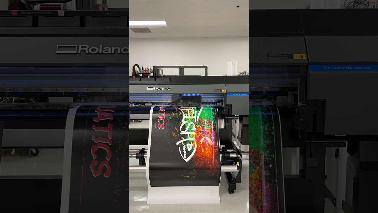 Watch your brand come alive with the incredible power of the Roland VG3 Printer! 🎨✨