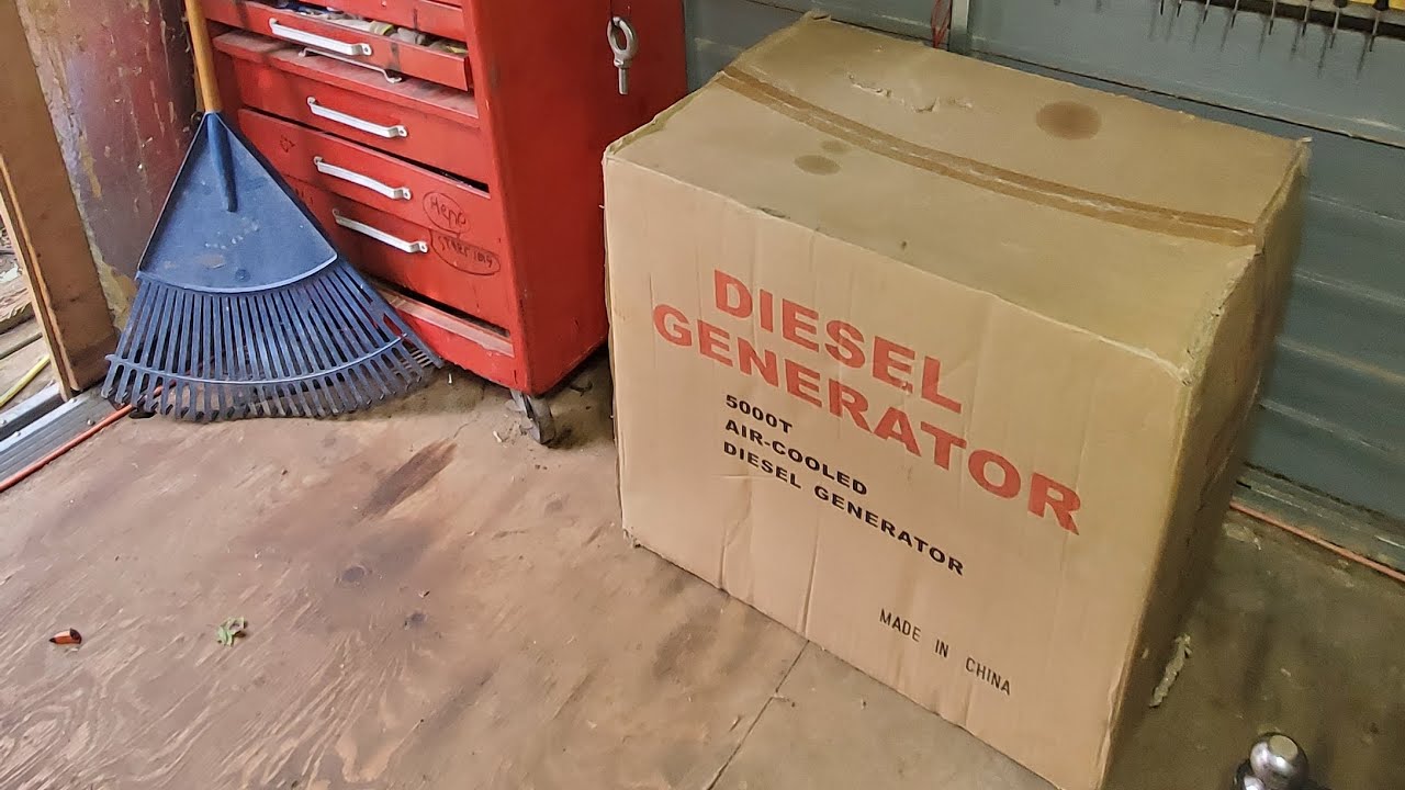 un boxing a 10hp yanmar clone generator