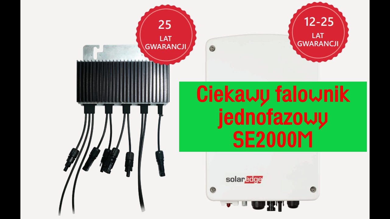Ciekawy falownik SolarEdge: SE2000M