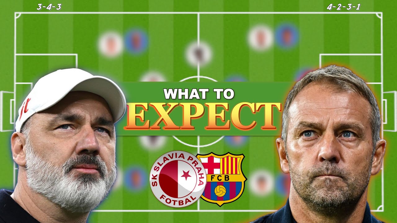 How Barcelona Should Break Down Slavia Prague | Tactical Preview