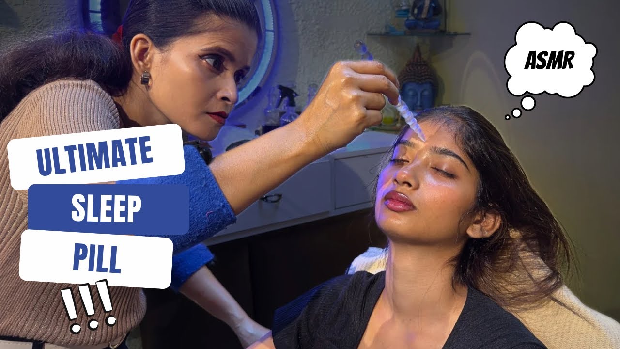 Ultimate Sleep Pill You will Relief From Extremely Head Tissues Pain | Head Massage Asmr