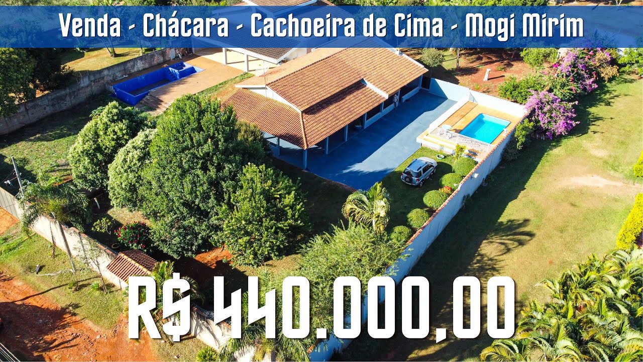 Chácara Espetacular à Venda em Mogi Mirim - Cachoeira de Cima