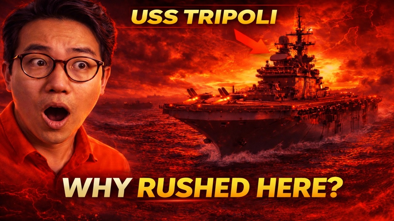 Why the US Navy Rushed USS Tripoli to the Strait of Hormuz – What They’re Preparing For