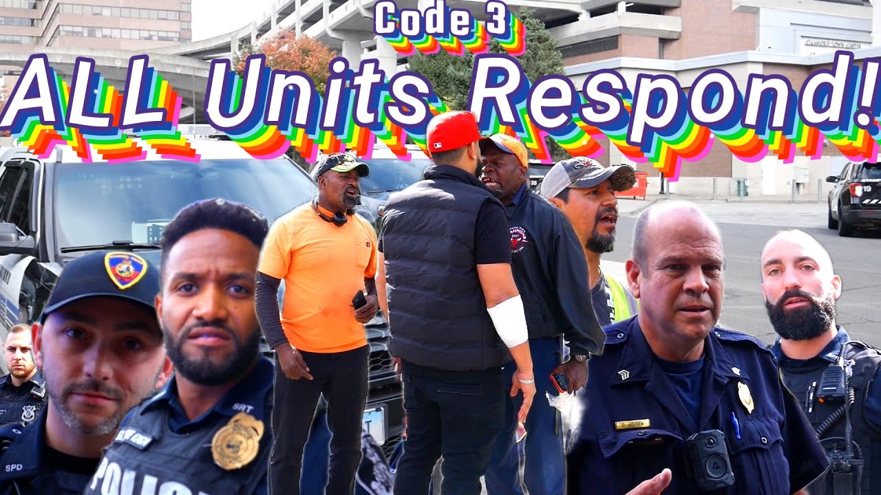 Threatens ELY With A Strap & Calls Cops On Himself!