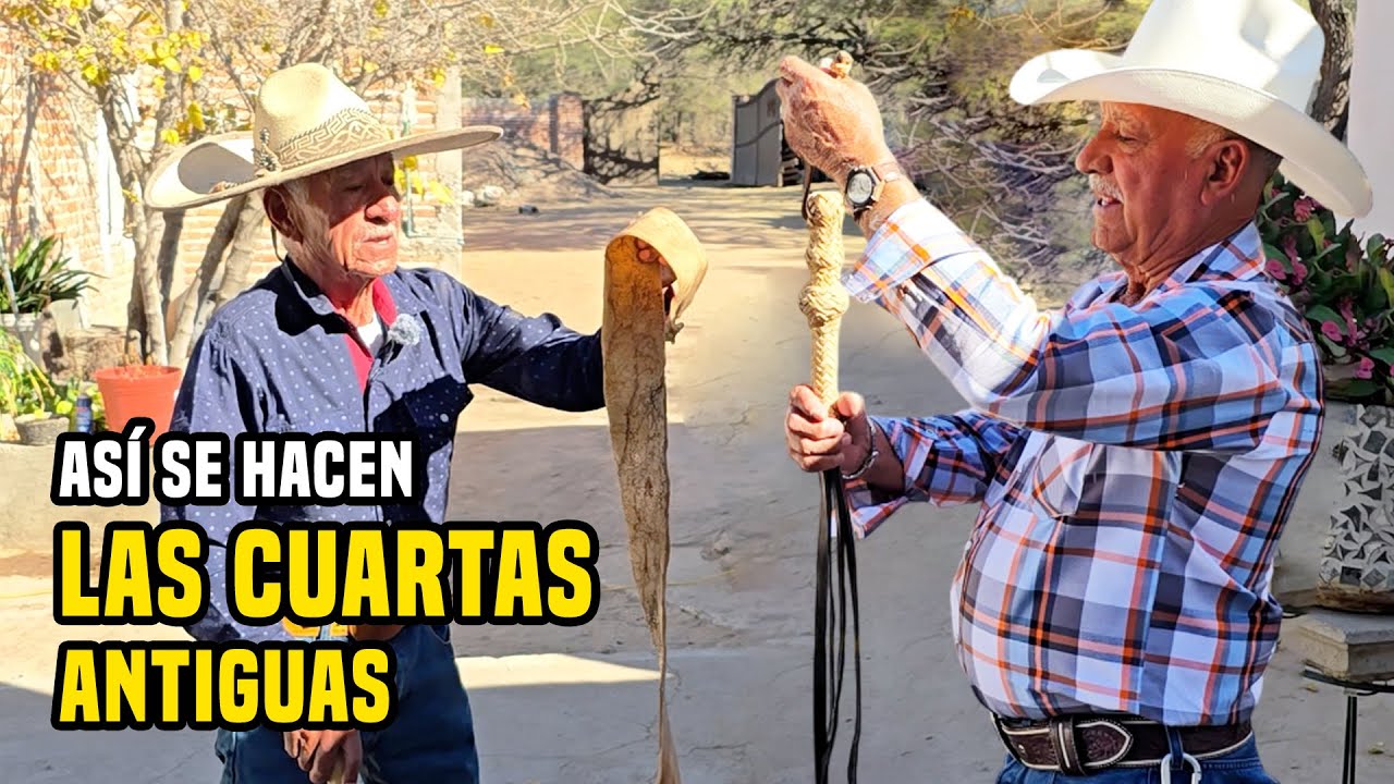 DON MANUEL QUIERE ENSEÑAR EL SECRETO PARA HACER CUARTAS