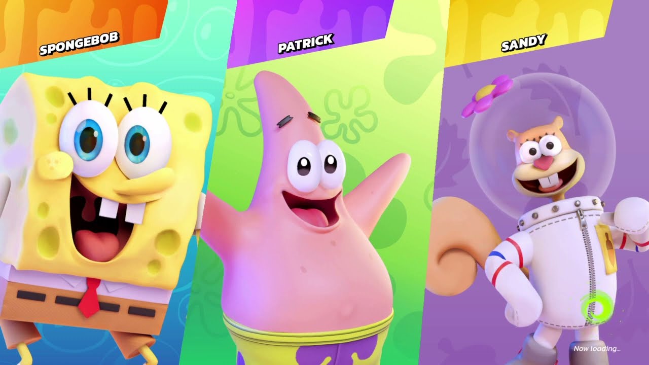 Request:SpongeBob Vs Patrick Vs Sandy|Nickelodeon All-Star Brawl