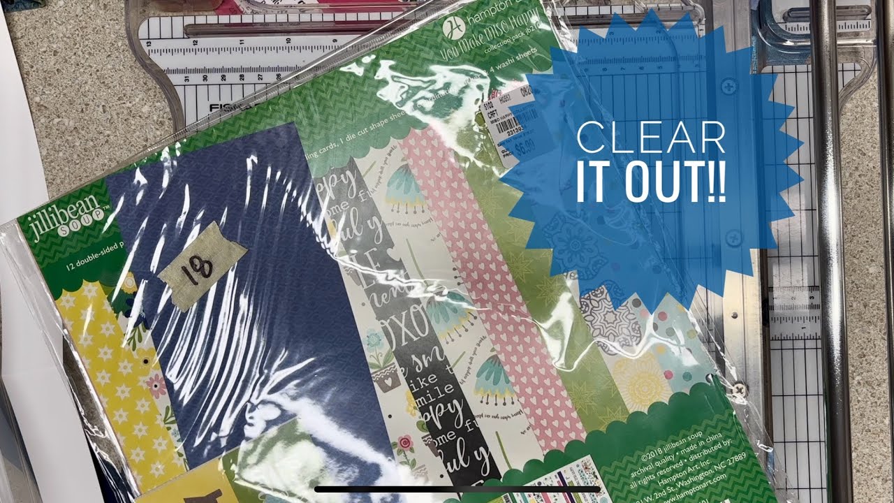 Clear It Out!! January - Craft with Me - Journal