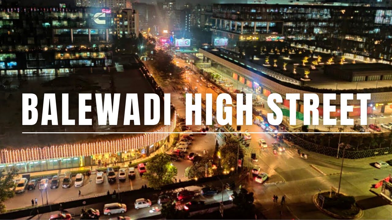 Balewadi Hight Street Night View | Restaurants | Night Life | Clubs | Food | Pune | Amisha Choudhary