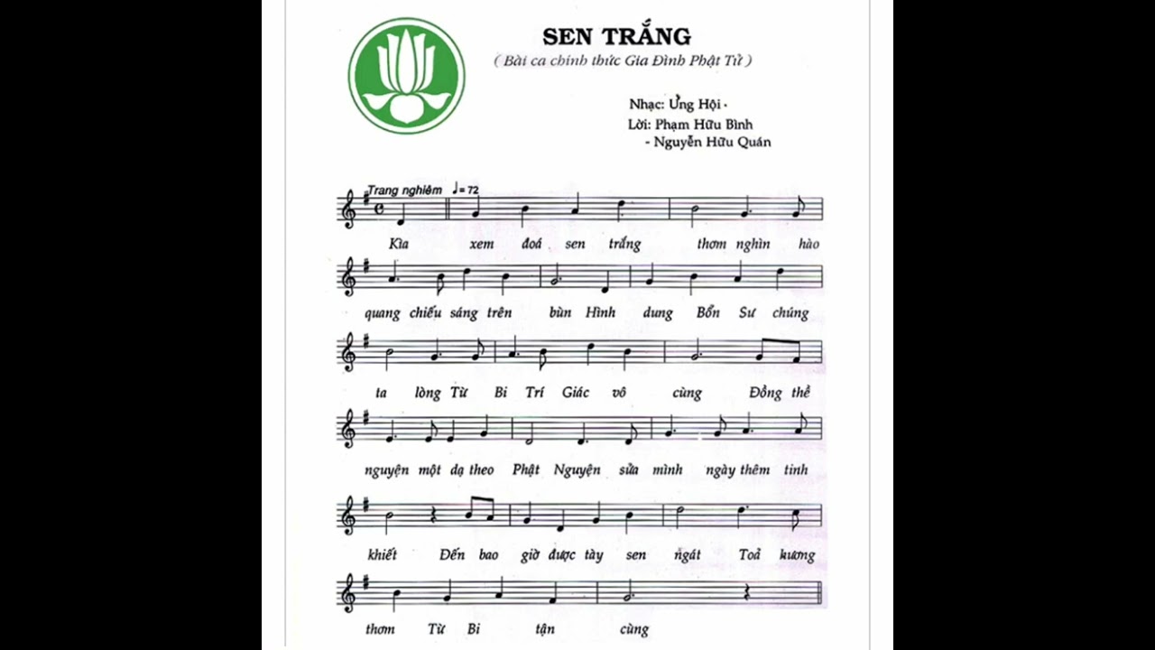 Sen Trắng. Nhạc GĐPT.