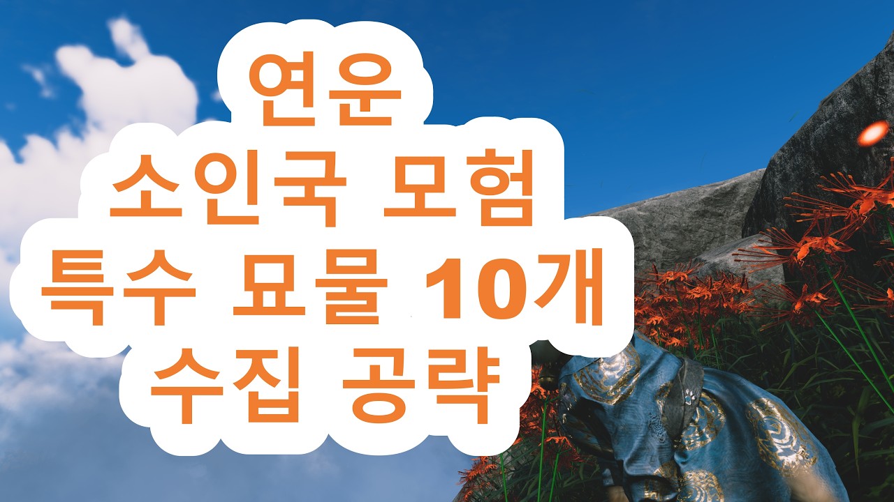 연운 소인국 모험 특수 묘물 10개 수집 공략