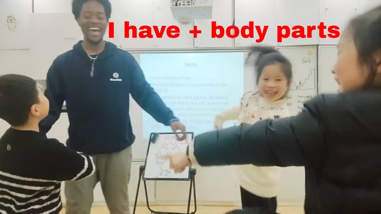 Body Parts Activities ~Creative ESL Demo Lesson  for the Elementary School intermediate level kids