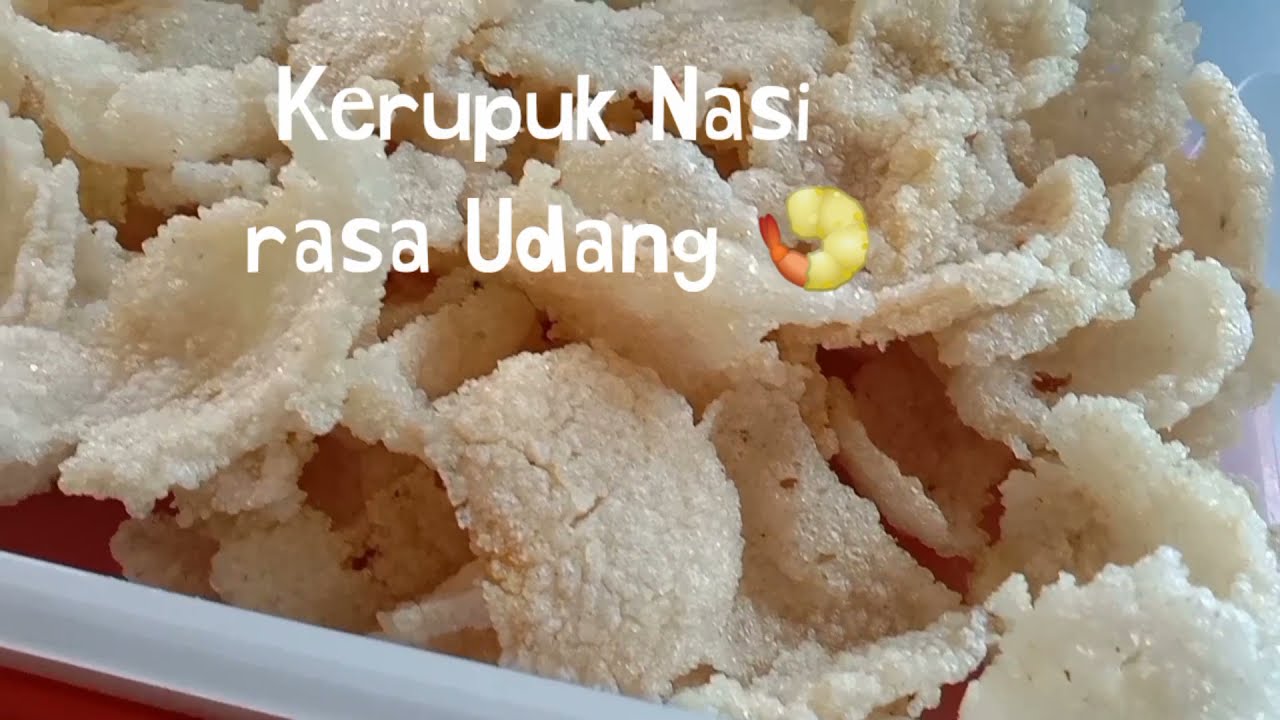kerupuk nasi rasa udang 🍤