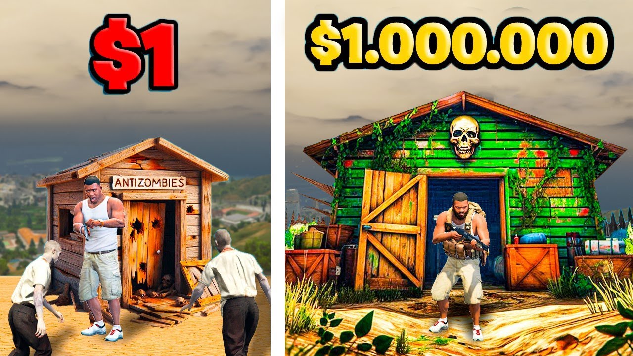 ФРАНКЛИН КЕДЕЙ VS БАЙ ЗОМБИ БАЗА САЛДЫ (GTA V)