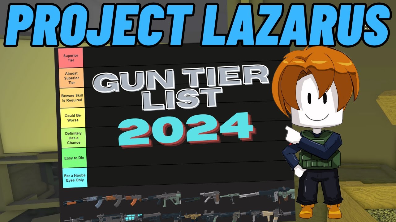 Roblox Project Lazarus: Best All Weapons Tier List 2024 (outdated)