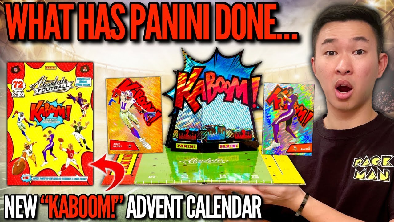 Panini's new 2024 Absolute Football KABOOM Advent Calendar is the WORST PRODUCT EVER! 😳😭