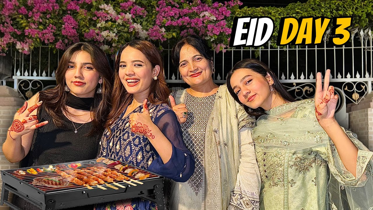 BBQ Party at Friend&rsquo;s House💃|Hira ki Tabiyat Kharab hogayi 😥|Eid Day 3|Sistrology