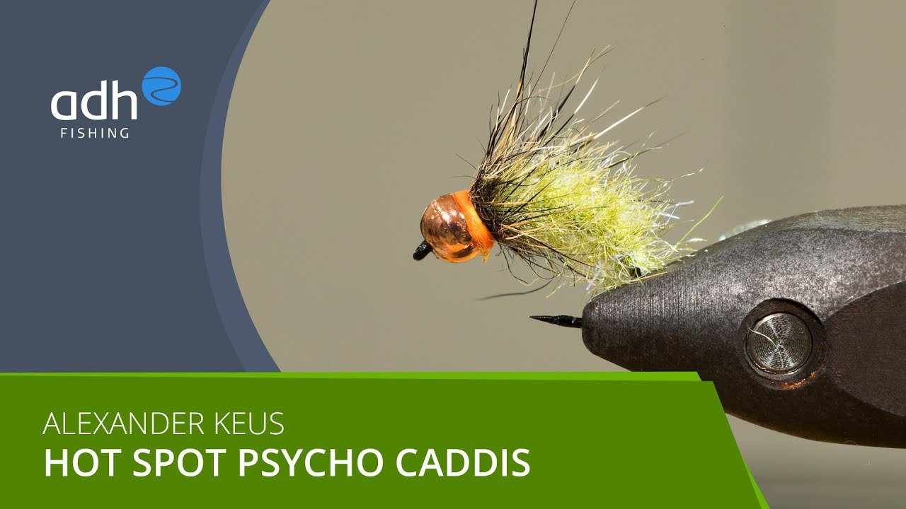 adh-fishing TV - Bindevideo Hot Spot Psycho Caddis (Köcherfliegennymphe)