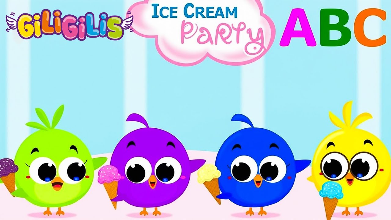 🎵🍦 Giligilis' Ice Cream Adventure 🎉 Learn ABCs, Numbers & More with Joyful Songs for Kids!