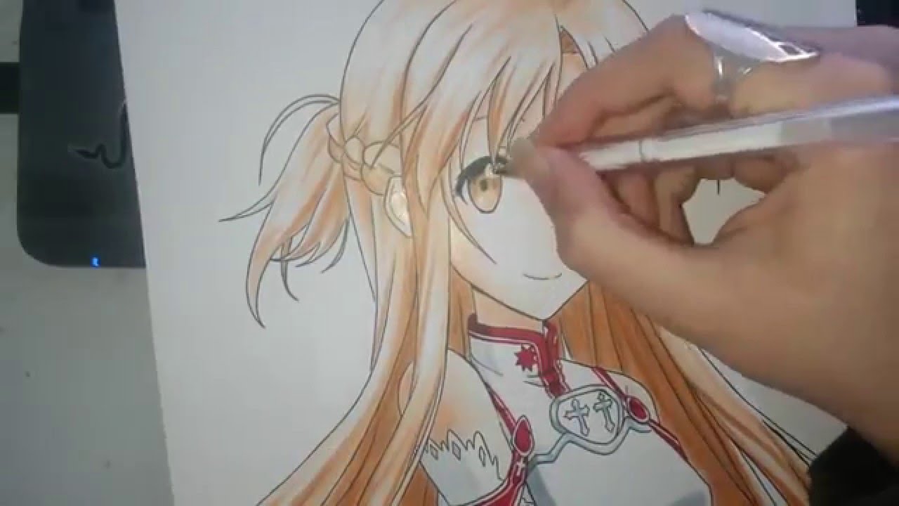 Speed Drawing - Asuna (Sword Art Online)