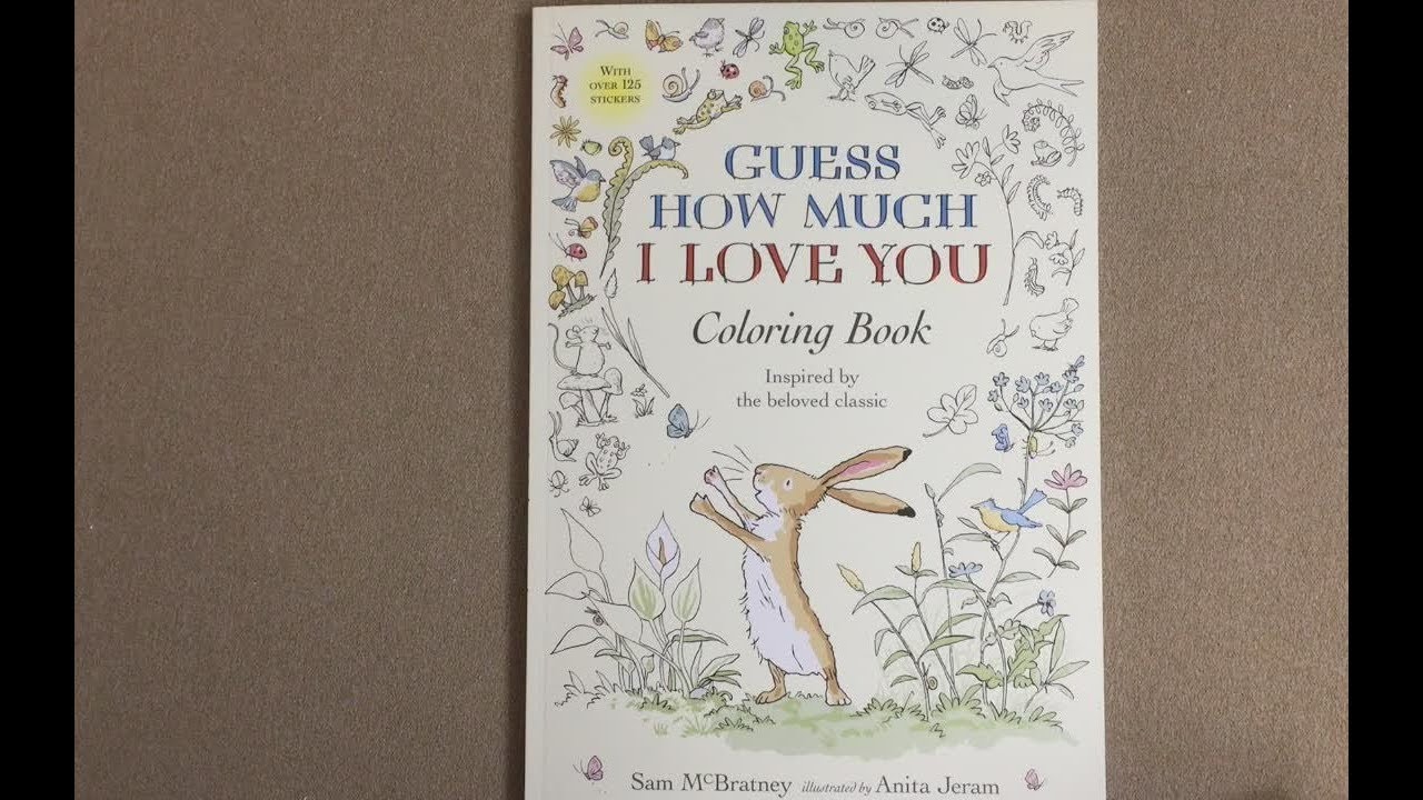 Guess How Much I Love You Coloring Book flip through