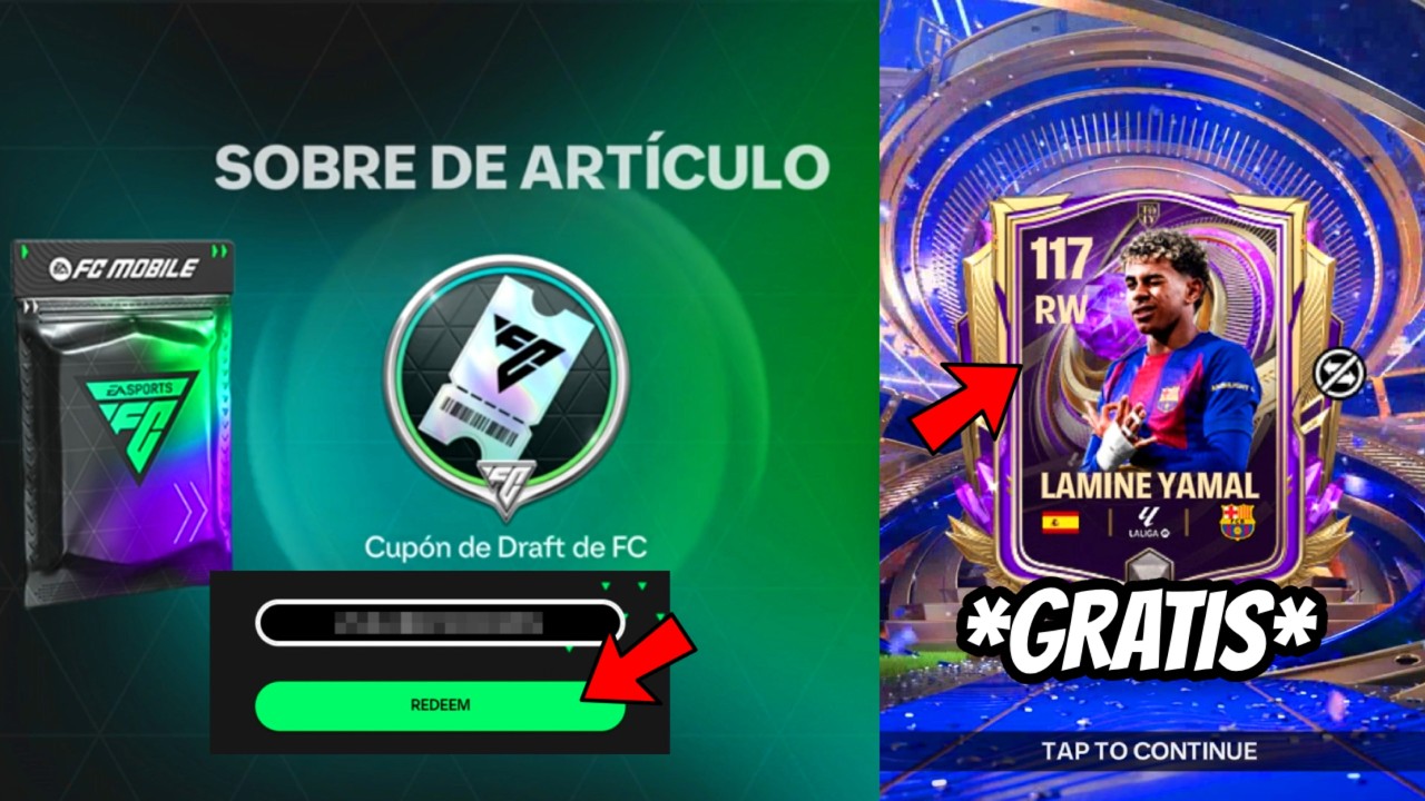 ¡RECLAMA *RÁPIDO* NUEVO CÓDIGO DE REGALO EN FC MOBILE 26 + CUPONES DE DRAFT GRATIS TODOS LOS DÍAS🎁