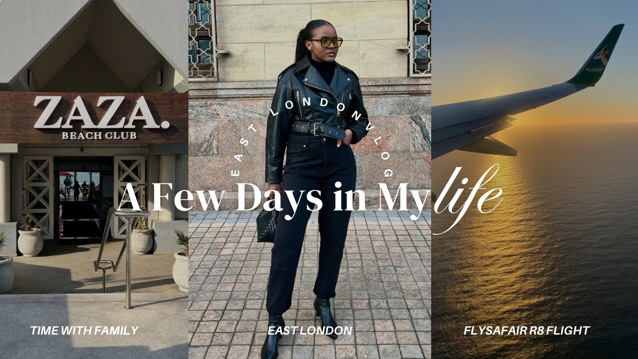 VLOG: Travelled Home To East London | Time With Family | Took FlySafair R8 Ticket Flight and More