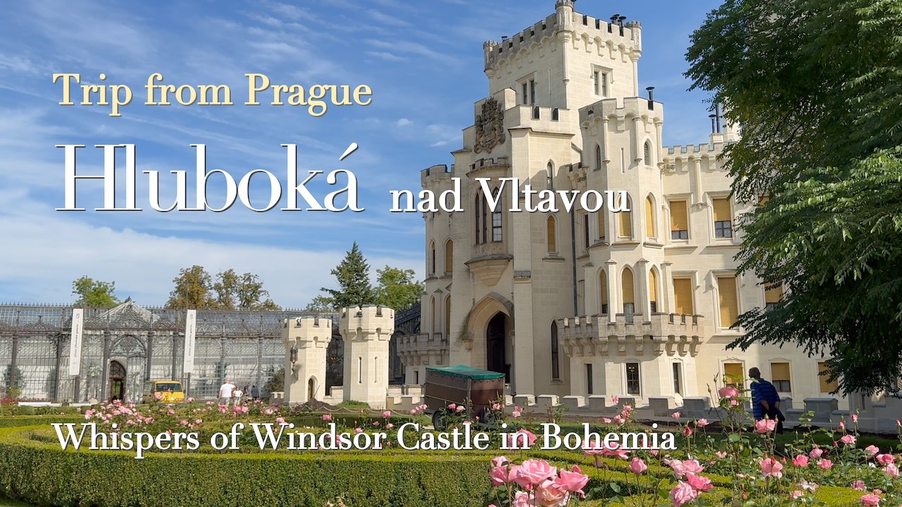 Whispers of Windsor Castle, born in Bohemia | Hluboka nad Vltavou | Weekend trip from Prague  (4K)