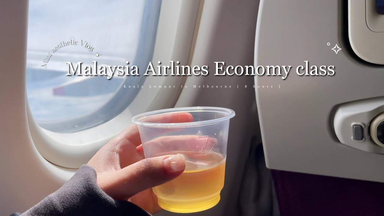 Malaysia Airlines Economy Class Mini Vlog 🤍: Comfort, Food & Service